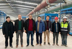 年關(guān)將至，董事長邊程多地視察項目進度，慰問堅守員工